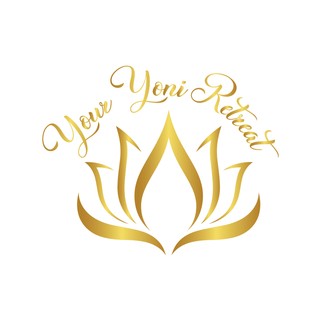 A gold colored logo with the words " new year rising."